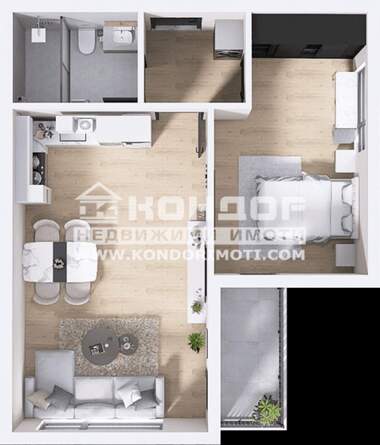 For sale - Apartment in Hristo Smirnenski,  Plovdiv