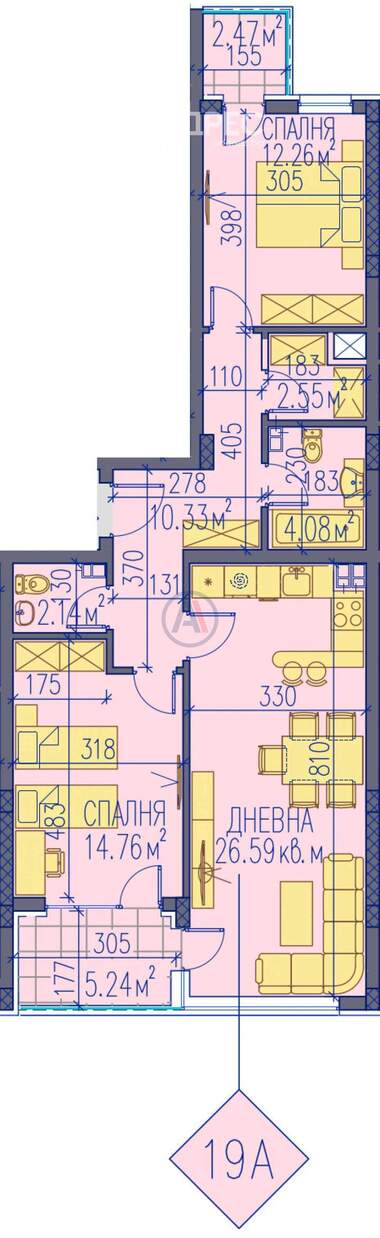 Vânzare - Apartament în Trakia,  Plovdiv