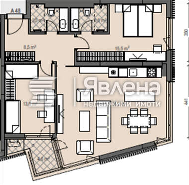 Verkauf - Wohnung in Manastirski liwadi-Iztok,  Sovia
