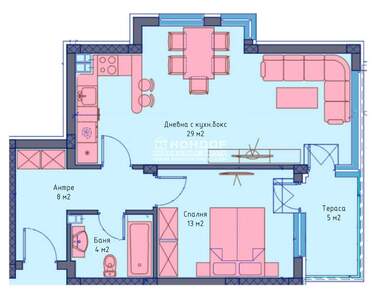 Satış - Apartman olarak Center,  Plovdiv