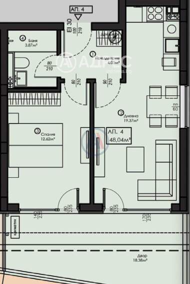 Vânzare - Apartament în Malinova Dolina,  Sofia