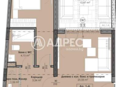 For sale - Apartment in Vrabnica-2,  Sofia