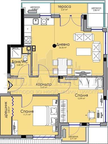 Satış - Apartman olarak Sarafovo,  Burgas