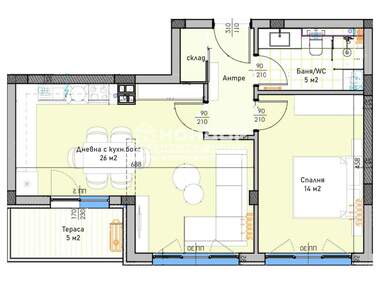 Vânzare - Apartament în Ostromila,  Plovdiv