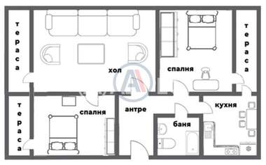 For sale - Apartment in Nadejda 2,  Sofia