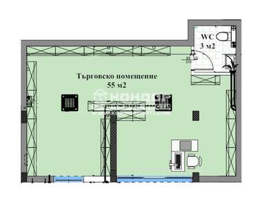 For sale - Store in Kiuchuk Parij,  Plovdiv