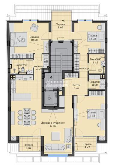 For sale - Apartment in Center,  Plovdiv