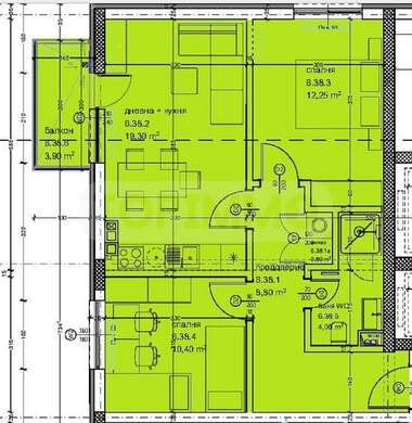 Vânzare - Apartament în Kaîsieva gradina,  Varna