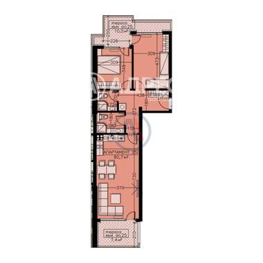 Satış - Apartman olarak Manastirski livadi-Iztok,  Sofia