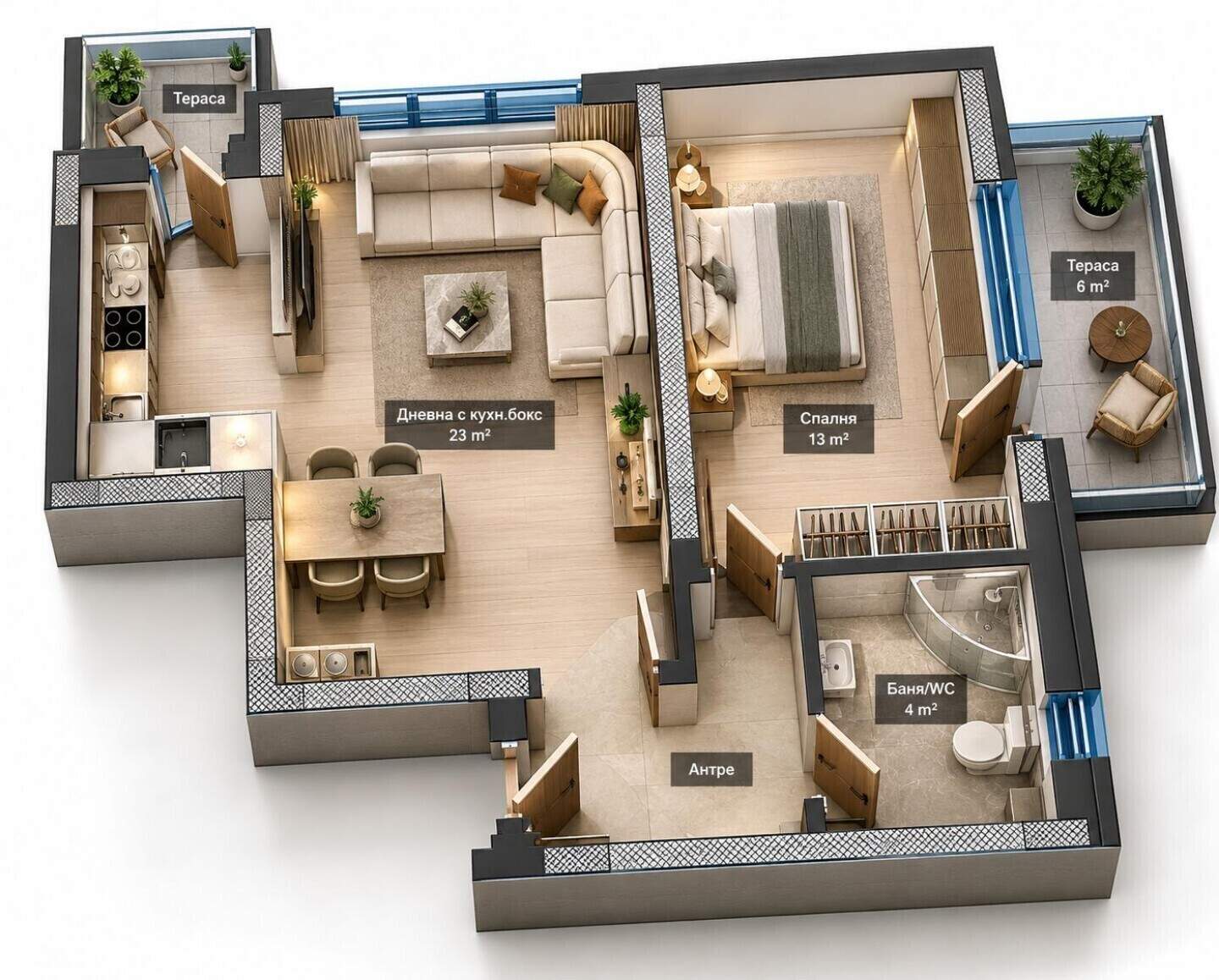 1 bedroom Apartment in Trakia, Plovdiv – photo 2