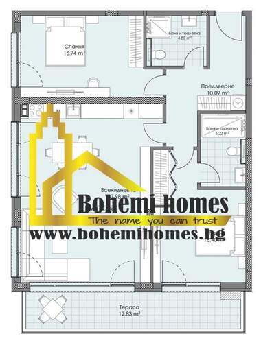 Satış - Apartman olarak Ostromila,  Plovdiv