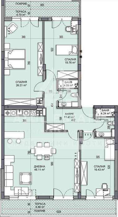 Verkauf - Wohnung in Gagarin,  Plowdiw