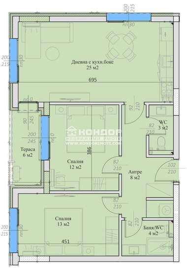 Vânzare - Apartament în Kamenița 2,  Plovdiv