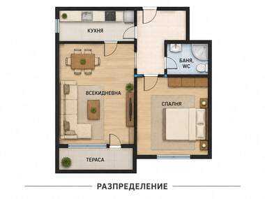 Vânzare - Apartament în Lazur,  Burgas