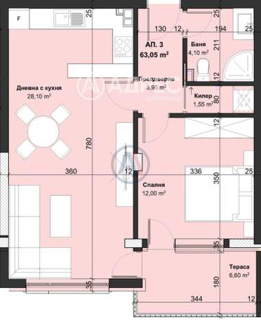 Vânzare - Apartament în Vinița,  Varna