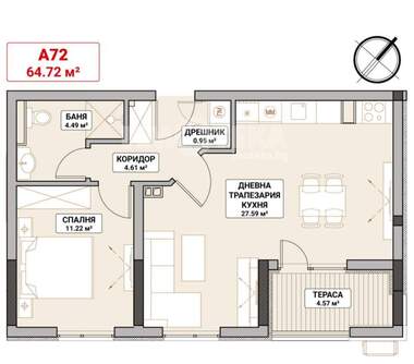 For sale - Apartment in Mladost-4,  Sofia