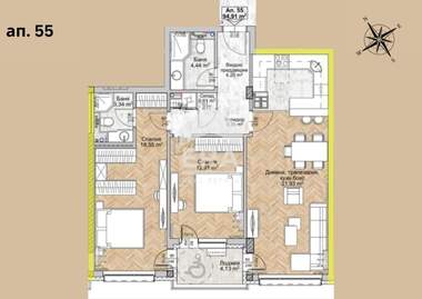 Satış - Apartman olarak Liulin-8,  Sofia