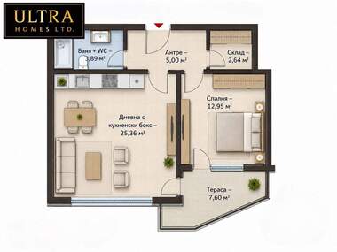 For sale - Apartment in Slaveykov,  Burgas