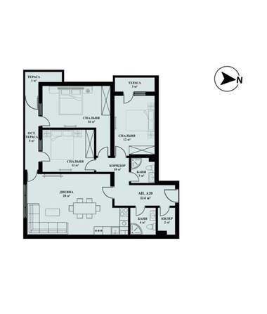 Продажба - Апартамент в Люлин-5,  София