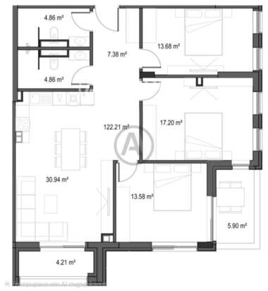 Satış - Apartman olarak Manastirski livadi-Iztok,  Sofia