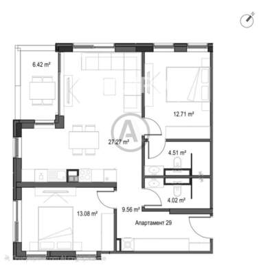 Vânzare - Apartament în Manastirski livadi-Iztok,  Sofia