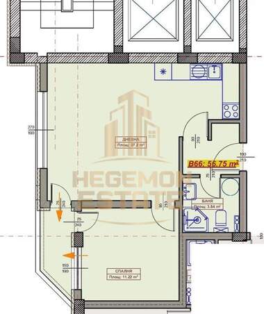 Verkauf - Wohnung in Wazrajdane 1,  Warna