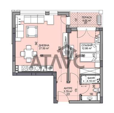 Satış - Apartman olarak Gagarin,  Plovdiv