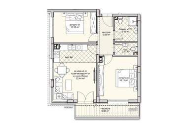 Vânzare - Apartament în Vladislavovo,  Varna