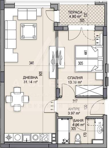 Verkauf - Wohnung in Gagarin,  Plowdiw