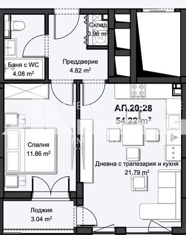 Satış - Apartman olarak Hristo Smirnenski,  Plovdiv