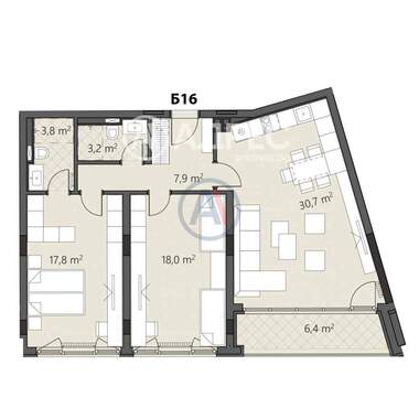 For sale - Apartment in Ovcha Kupel 2,  Sofia