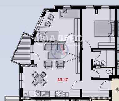 Verkauf - Wohnung in Manastirski liwadi-Iztok,  Sovia