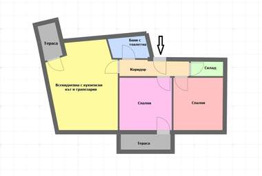 Vânzare - Apartament în Iabălkite,  Pazardjik