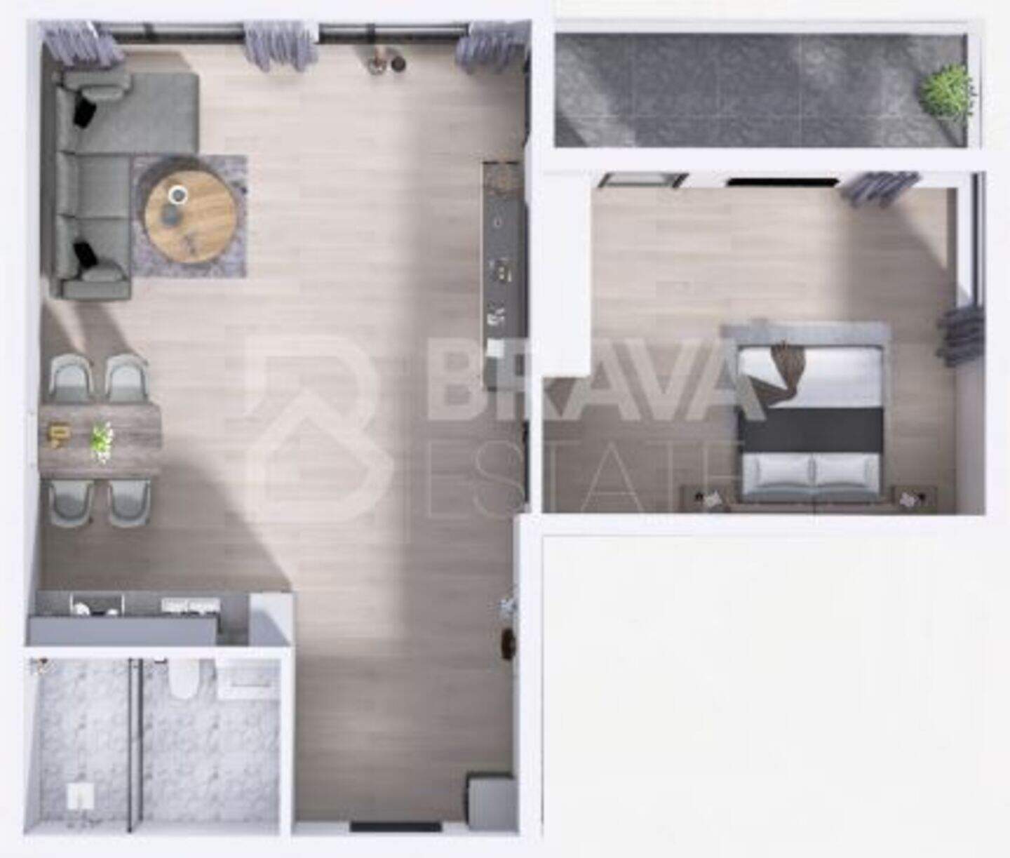 Zweizimmer Wohnung in Ostromila, Plovdiv – Foto 2