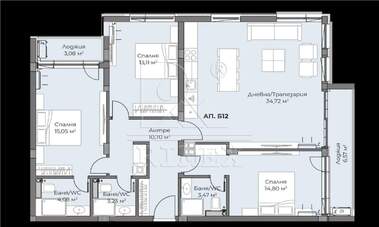 For sale - Apartment in Otdih i kultura,  Plovdiv
