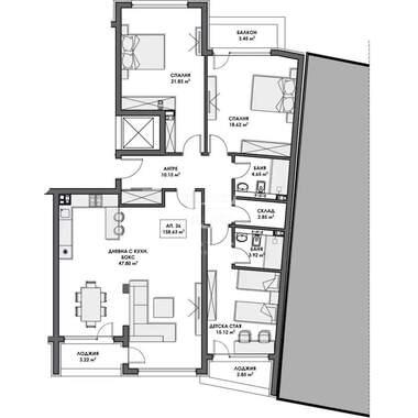 Vânzare - Apartament în Boiana,  Sofia
