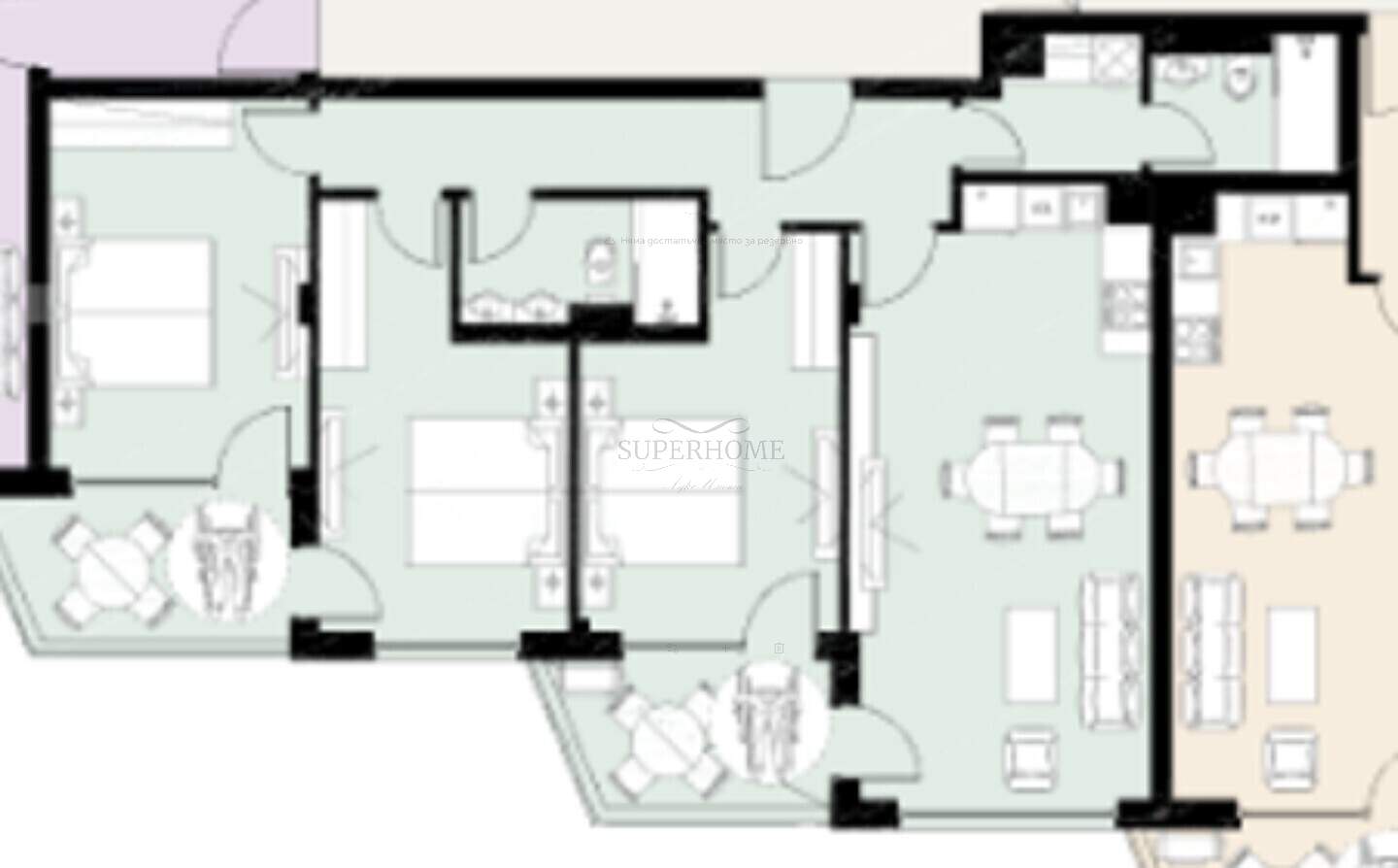 3 bedroom Apartment in Malinova Dolina, Sofia – photo 2