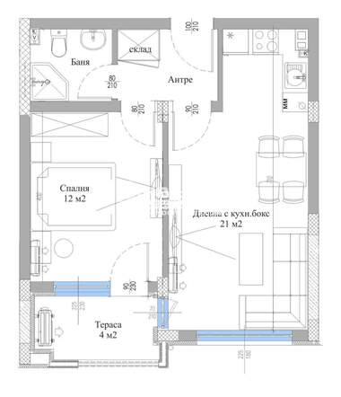 Vânzare - Apartament în Hristo Smirnenski,  Plovdiv