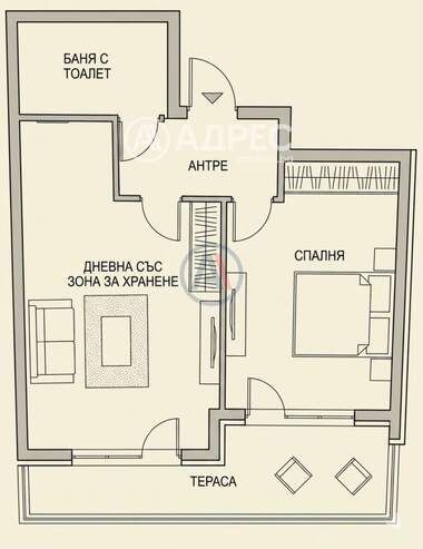 For sale - Apartment in Pobeda,  Varna