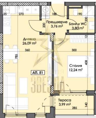 Vânzare - Apartament în Trakia,  Plovdiv