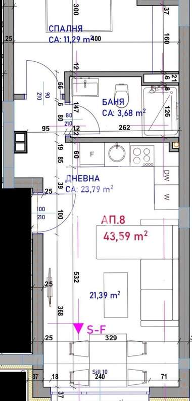 Satış - Apartman olarak Kraymorie,  Burgas