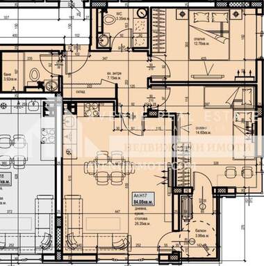 Satış - Apartman olarak Iujen,  Plovdiv