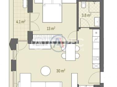For sale - Apartment in Hadji Dimitar,  Sofia