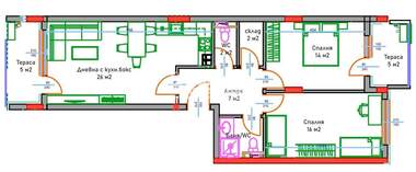 For sale - Apartment in Karshiaka,  Plovdiv
