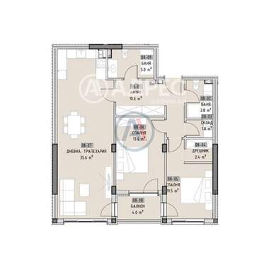 Vânzare - Apartament în Malinova Dolina,  Sofia