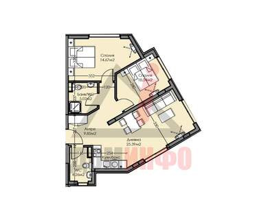 Продажа - Квартира в Мадика,  Бургас
