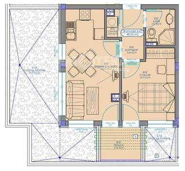 For sale - Apartment in Obelia 2,  Sofia