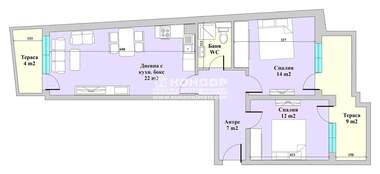 Vânzare - Apartament în Center,  Plovdiv