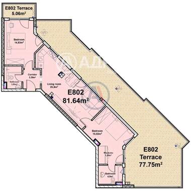 Satış - Apartman olarak Poligona,  Sofia