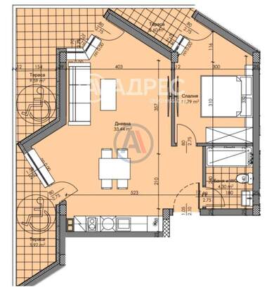 Vânzare - Apartament în Hristo Smirnenski,  Plovdiv